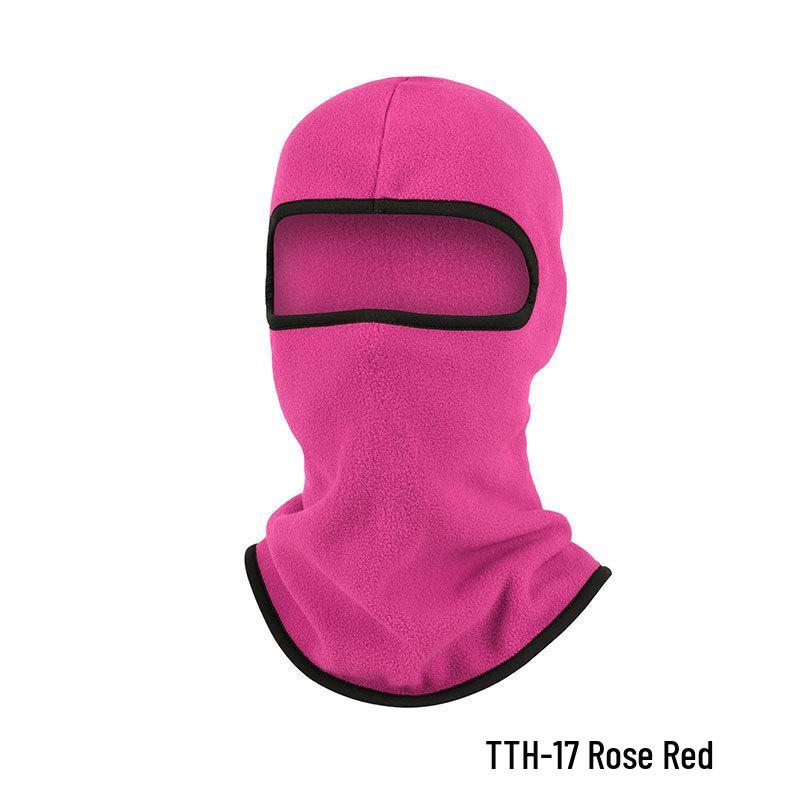 Зимняя ветрозащитная флисовая балаклава-бафф для езды на велосипеде One Size