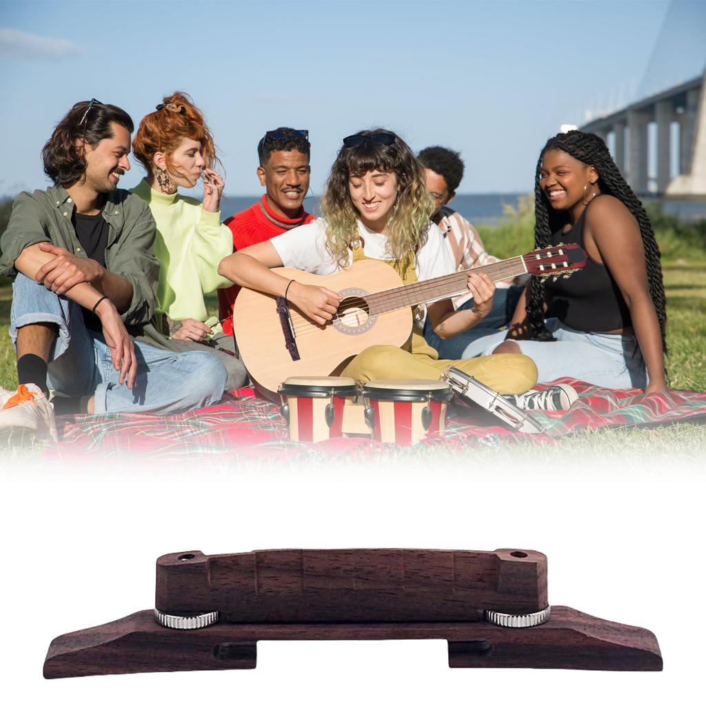 6 String Rosewood Guitar Bridge Acoustic Guitar Saddle Classical Guitar Bridge Acoustic Guitar Bridge Plate Guitar Part