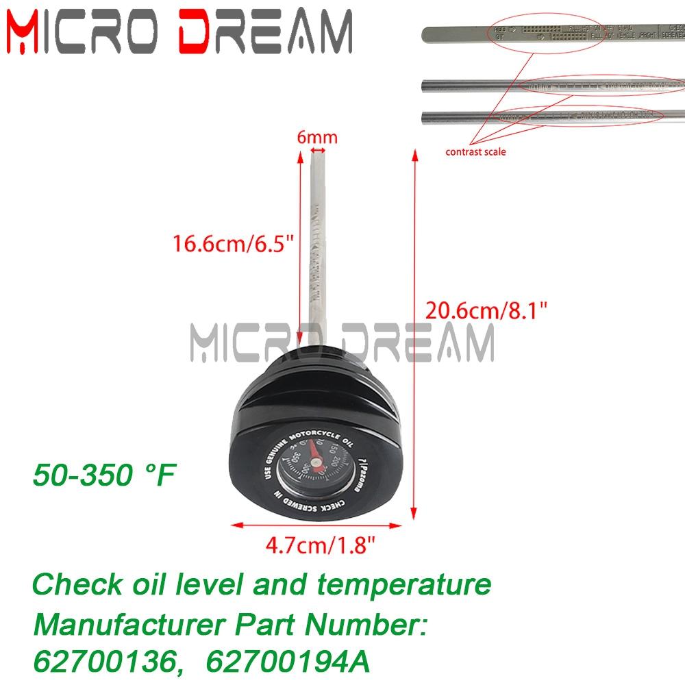 Oil Temperature Dipstick 62700136 62700194A For Harley Street Glide ST FLHXST FLHX FLHXS FLTRK FLTRX Road King FLHR Police FLHP