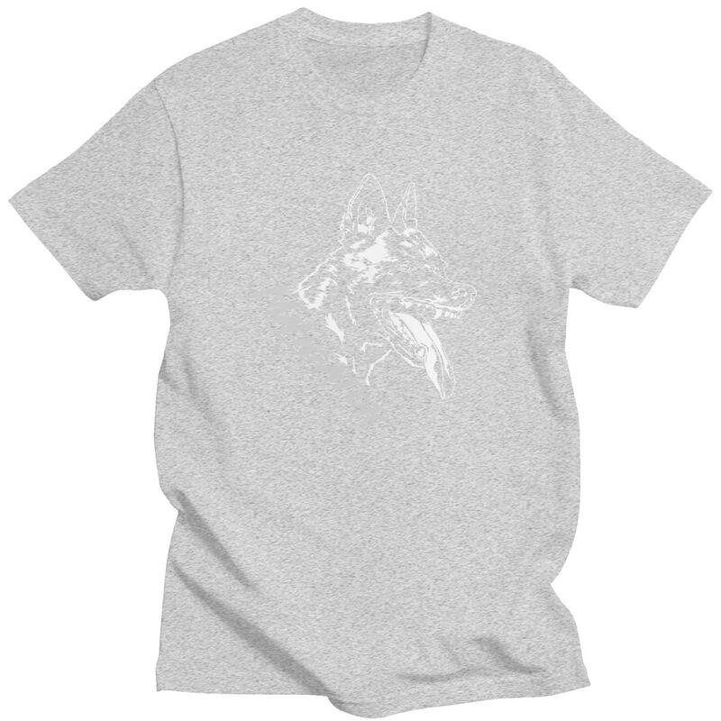 Custom Belgian Malinois Maligator Dog T Shirts for Men 100 Cotton Tees Belgian Shepherd Tshirt Tshirt Clothes