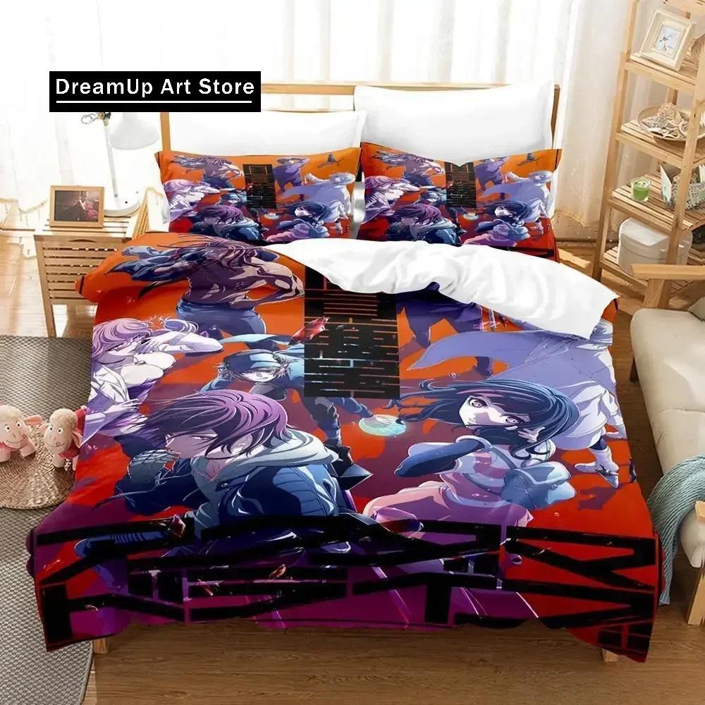 Akudama Drive Bedding Set Single Twin Full Queen King Size Bed Set Adult Kid Bedroom Duvet Cover Sets 3D Anime Bed Sheet Set