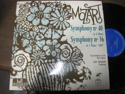 LP Schallplatte ORCHESTER DER PARISER OPER, CARL - Symphonie Nr. 40 in g-Moll, Symphonie SM2258 Konzerthalle - Japan Klassik Gebraucht