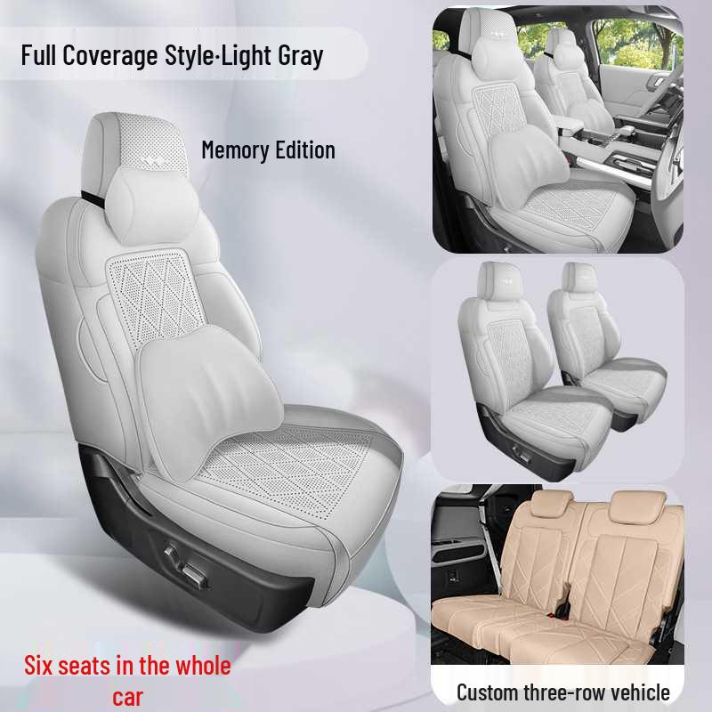 BYD Yangwang 8 Suede Car Seat Cover - All-Season Full Coverage Cushion Pad