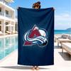 Colorado Hockey Beach Towel, Super Soft Microfiber, Perfect Gift for Her/Him, Birthday, for Pool, Beach, Travel, Decor Beach Party