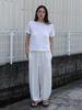 Obeuheden Natural Fold Button Cardigan (White)