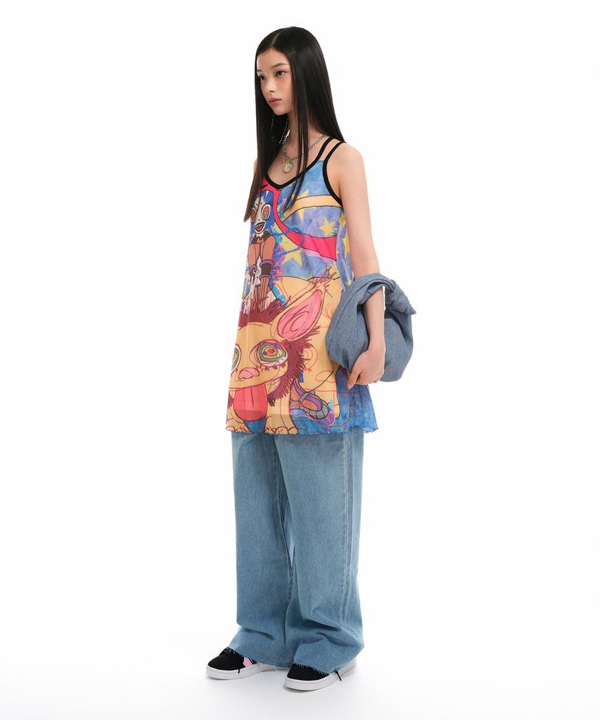 Musinsa Standard Woman [Youth Bath Collaboration] Women'S My Mini Dress [Multi]