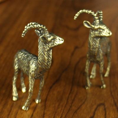 Messing Ziegenornament Haus Wohnzimmer Schreibtisch Kleines Ornament Metallhandwerk Reines Kupfer Tierkreiszeichen Schaf