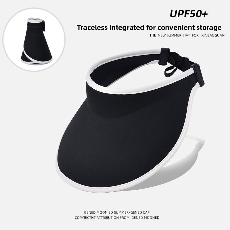 Ice Silk Summer Sun Hat With Large Brim And Uv Protection For Outdoor Women