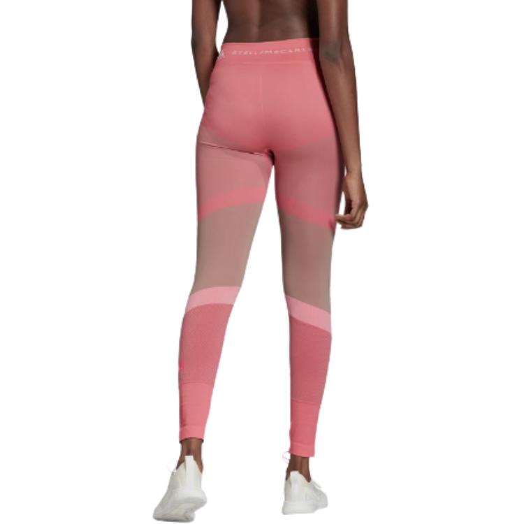 Adidas Stella Series Woven Tight Breathable Fashion Nine-Point Sports Pants Women Pants Pink FL1720