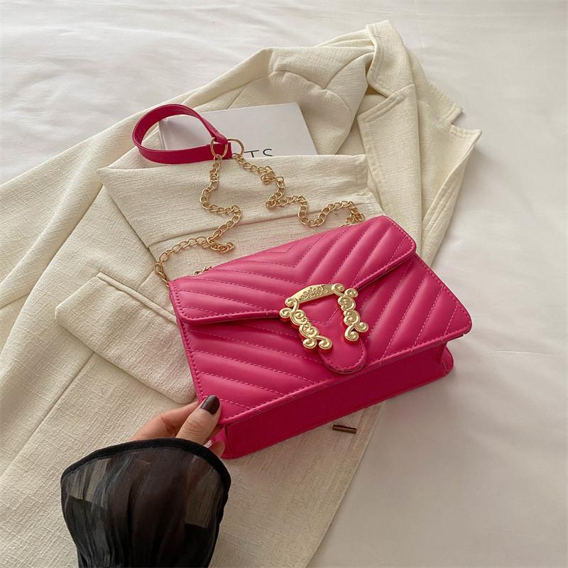 Stylish Fall Season Chain Crossbody Bag For Women Trendy Small Handbag 2024