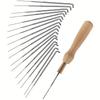 34Pcs/Set Creative Wool Felting Needle Tools Wool Felting Needles Kit  Doll Making Tools