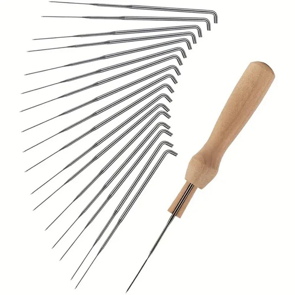 34Pcs/Set Creative Wool Felting Needle Tools Wool Felting Needles Kit  Doll Making Tools