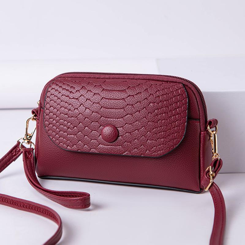 

Летняя модная женская сумка, ощущение высокого класса, изысканная и универсальная свадебная сумка, мини-сумка кроссбоди для телефона, сумка-ракушка 20*4*13cm красный