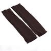 Winter Warm Knitted Leg Warmers Loose Style Lady Boot Knee Stockings Leggings Warm Boots Leg Punk Solid Black Cool Long Socks