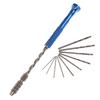 Blaues Verlängertes Halbautomatisches 0,8-3Mm Handbohrerset Handbohrer Bits Set Bohrwerkzeug Handwerkzeuge Für Heimwerkerhandwerk Machen