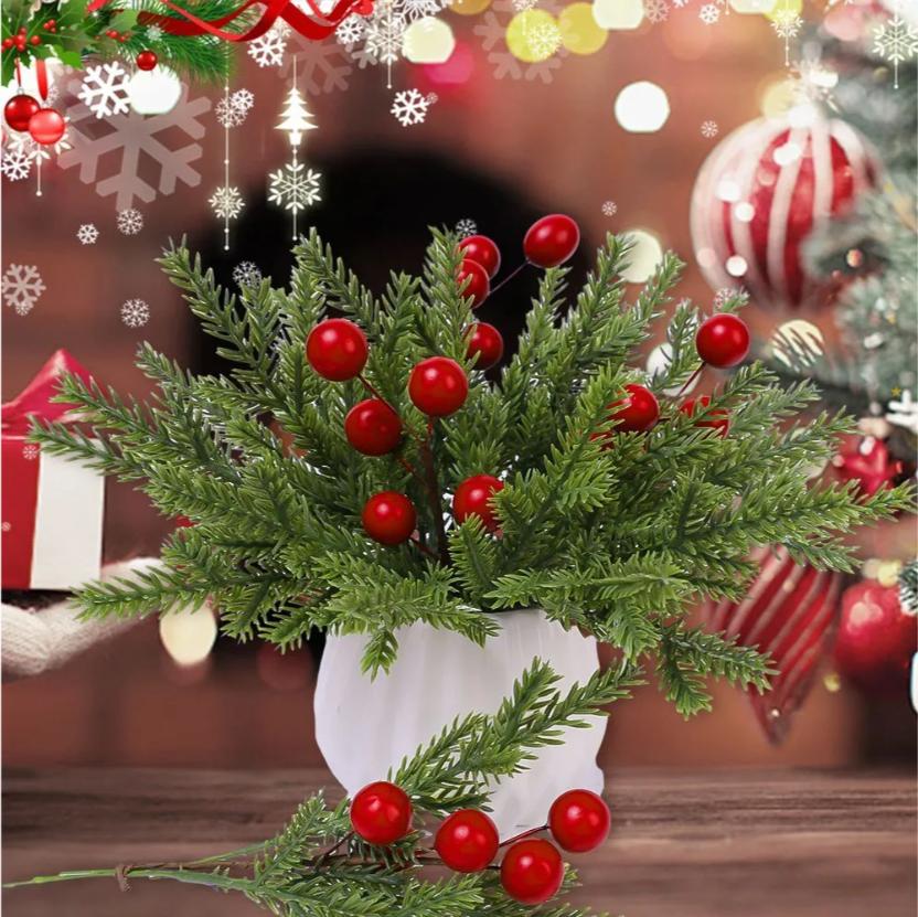 

Christmas Decorations, Christmas Flower Garland Accessories, Holiday Decorations One Size зелёный