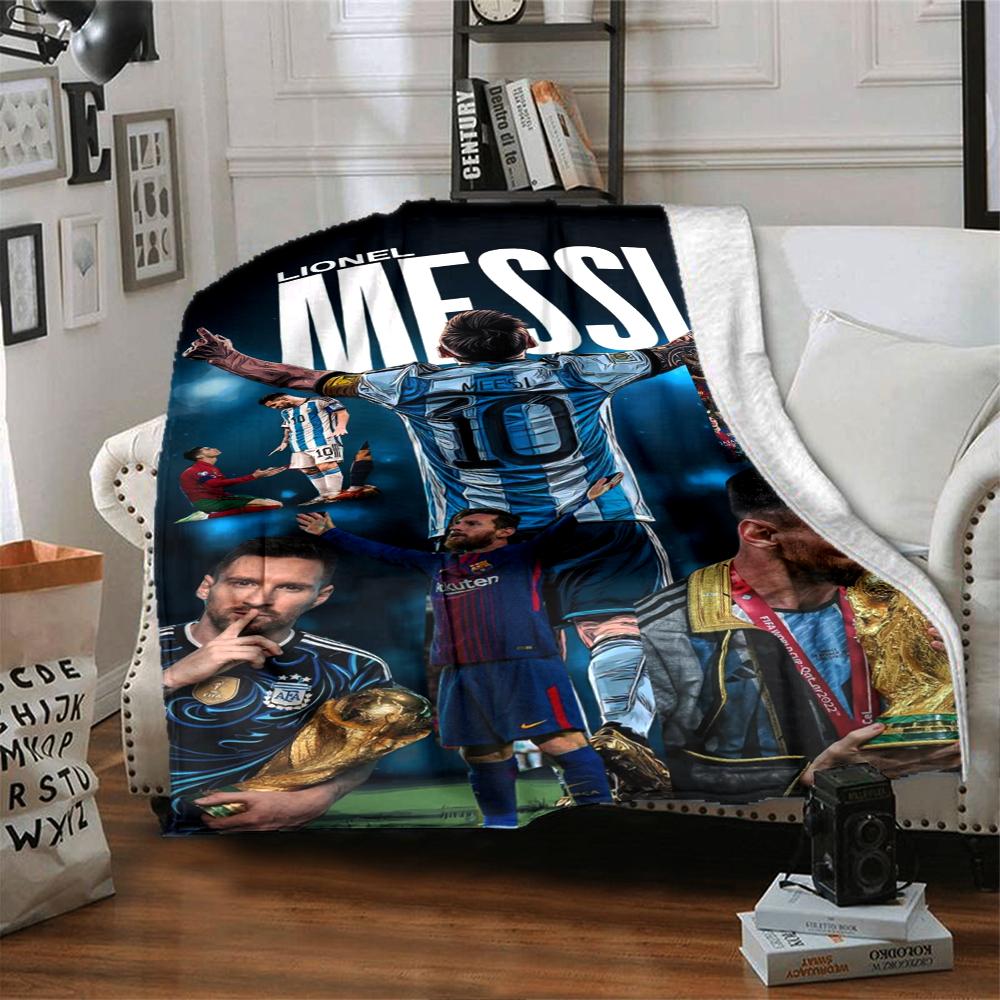 Passion Driven Soccer Star printed flannel breathable and warm blanket, a stylish home gift, suitable for home, office and bedspread use. 15a187