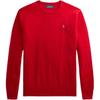 Polo Solid Color Wool Crew Neck Knit Sweater Men Sweater Red MNPOSWE16820875-600