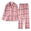 Women's Thick Warm Knitted Cotton Pajamas for Autumn/Winter - Middle-Aged & Elderly Sleepwear, Versatile Home & Outdoor Wear