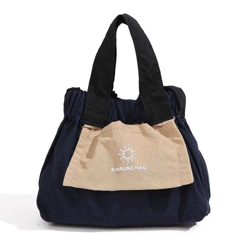 Geantă de mână Oxford Bloc de culori Geantă de umăr Crossbody Geantă Hobo pentru femei