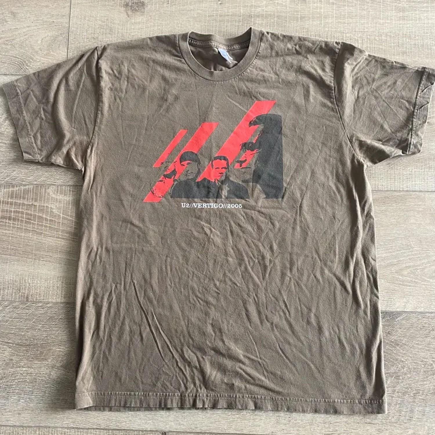 Vintage U2 Vertigo Tour concert shirt 2005 reprint shirt XXXXL