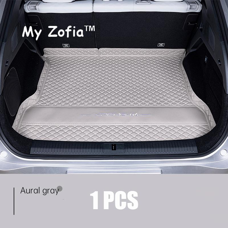 For Xpeng G6 2024 2025 2026 Car Boot Mat Rear Trunk Liner Cargo Protection Leather Mat Interior Modification Accessories