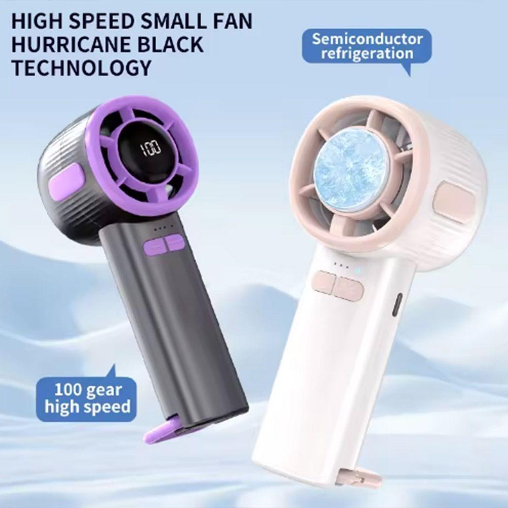 With Hanging Buckle Handheld Small Fan Fast Cooling Fan Summer Supplies