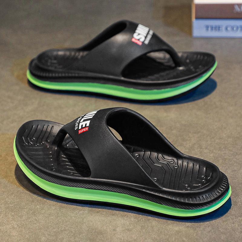 New Summer Light And Comfortable Beach Shoes Men Women Flip-flops Thick-soled Non-slip Couple Sandals Outdoor Casual Shoes Men's Slippers