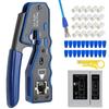 Clamping Network Cable Pliers Ergonomic Handle Cable Crimper Manual Pliers Tool  Ethernet Wire