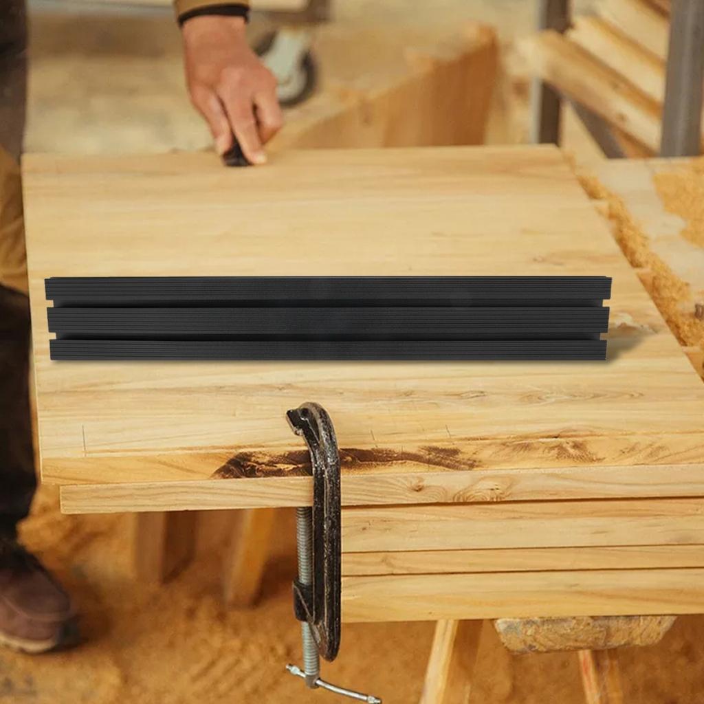Aluminium 75 Type Miter Track T-Slot T-track Backer Sliding Brackets 300-600mm