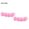 2/6Pcs Soft Silicone Toe Separator Bunion Corrector Toe Spacers Toe Straightener Relieve Foot Pain Plantar Fasciitis Foot Tool