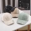 Fashionable And Versatile Gold Velvet Baseball Cap, Duckbill Cap, Autumn And Winter Outdoor Warm Sun Hat With Diamond Cap