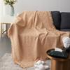 Solid Color Sand Release Four Seasons Cotton Blanket Sofa Cover Towel Multi-purpose Thread Blanket