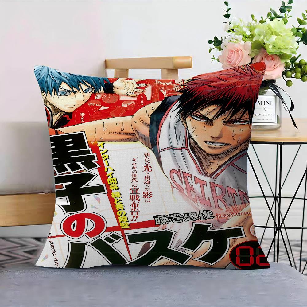 Anime Kurokos Basketball Pillow Anime Pillow Sofa Bed Head Pillow Cover Cushion Cover 45x45 Cm Fashion
