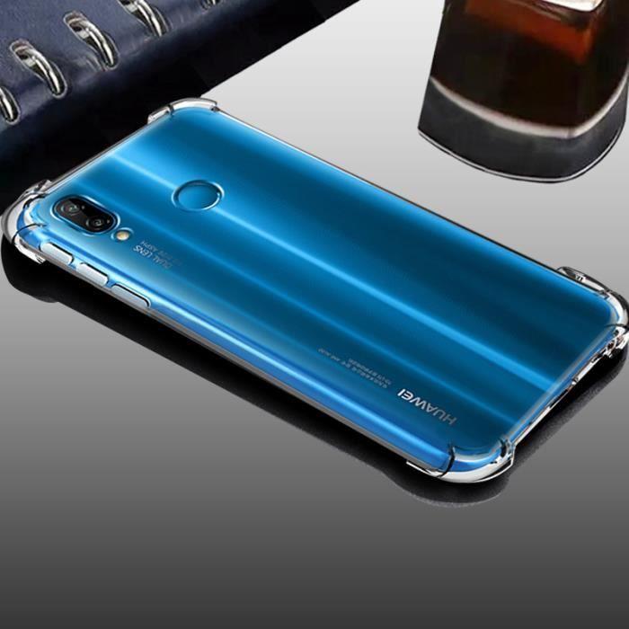 Huawei P20 PRO Case - Phonillico® - Soft Silicone - Shockproof - Transparent - Maximum Protection