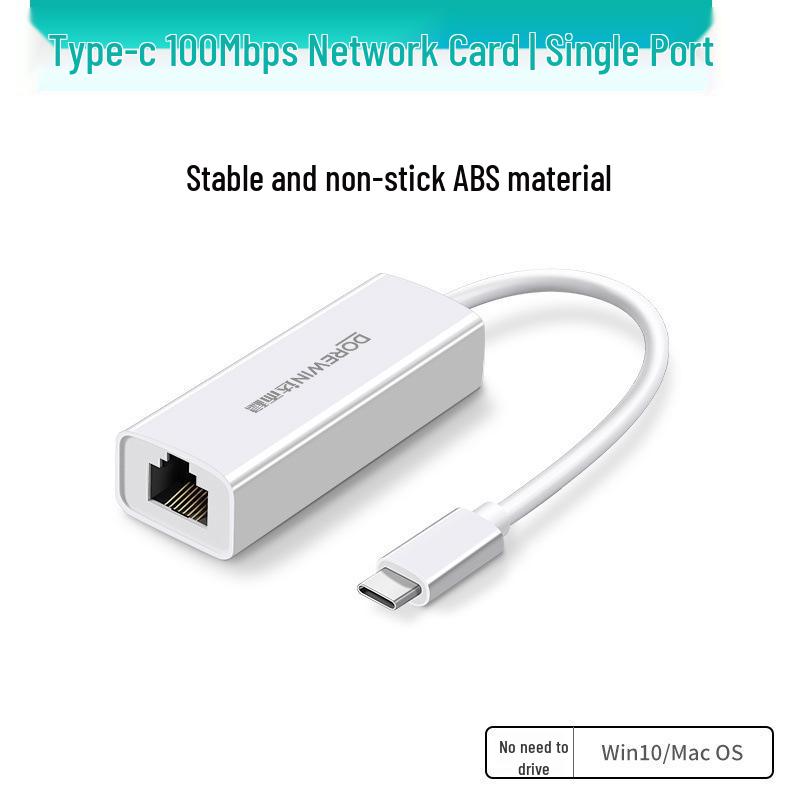 Darenwen Wired Network Adapter for Laptop/Desktop: External Gigabit Ethernet Converter