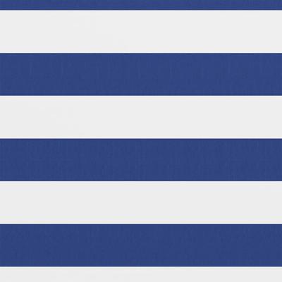Balcony Privacy Screen White and Blue 90 X 400 Cm Oxford Fabric