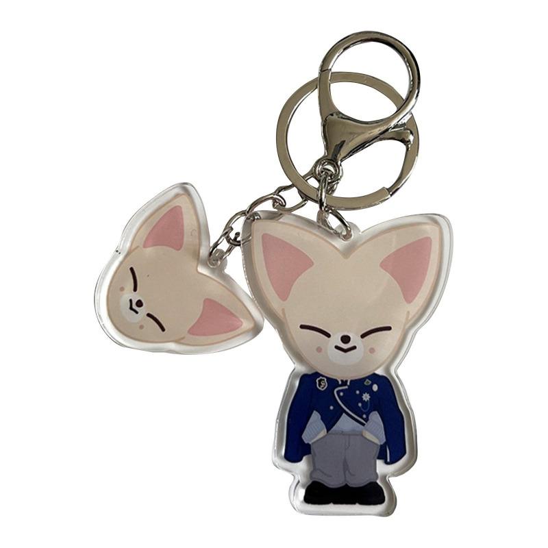 Cartoon Keychain Merchandise  Animal Keychain  Acrylic Bag Jewelry Accessories Key Ring