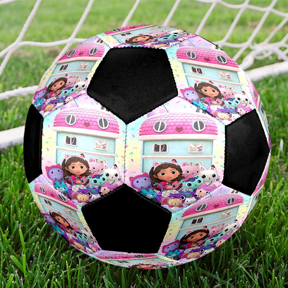 Gabby’s Dollhouse Theme Size 5 Soccer Ball, Suitable for Both Indoor and Outdoor Matches, a Gift Suitable for Everyone.