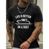 European Sizes Fortunes MSDFS Cotton Men's T-shirt, Summer Men's T-shirt, Men's Sports T-shirt, Micro-stretch Knitted Fabric, Printed T-shirt