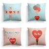 Love Heart Decorative Pattern Pillowcase Interior Decoration Office Living Room Home Pillowcase