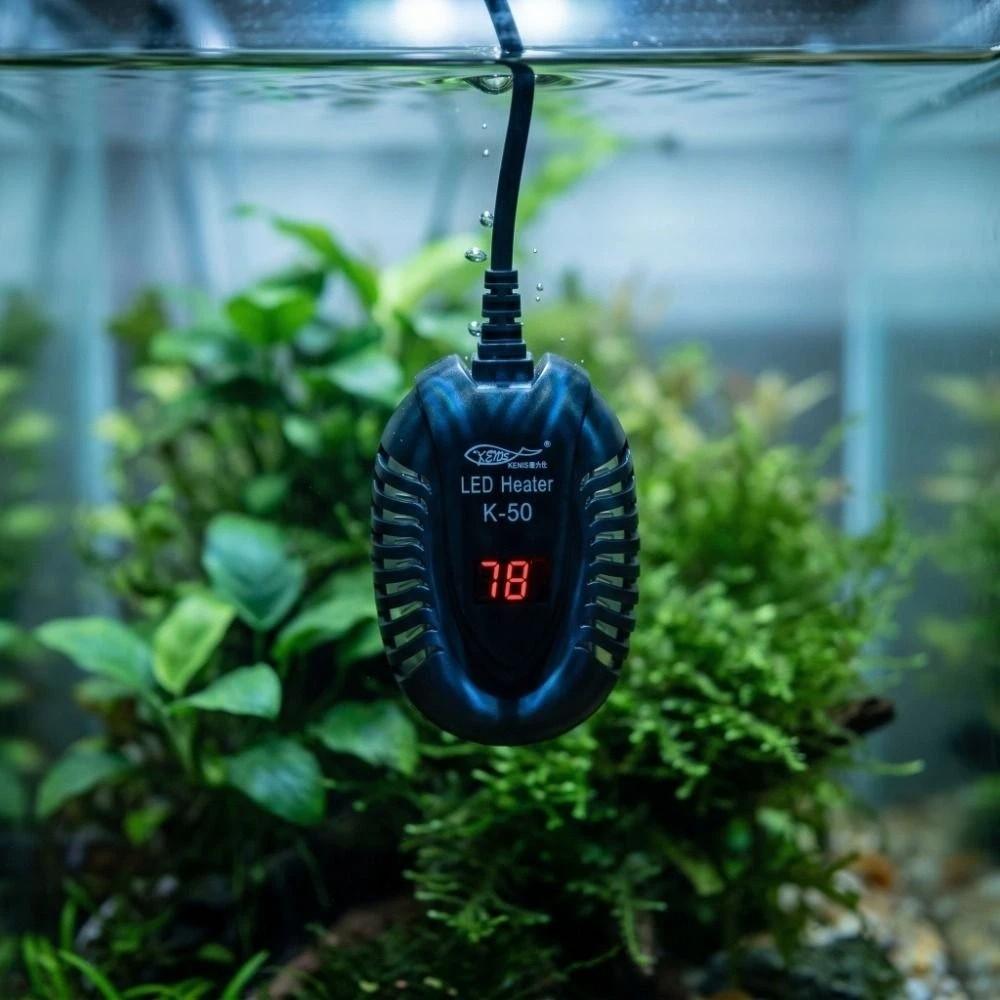 Automatischer Aquarium-Heizer Einstellbares LED-Digitaldisplay Schildkrötenbecken-Heizer Thermostatsteuerung Präzise Temperatur
