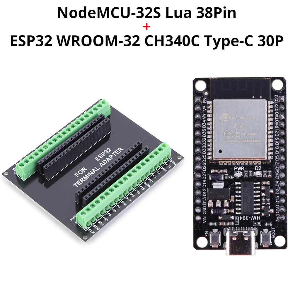 ESP32 Development Board WiFi+Bluetooth-compatible Ultra-Low Power Consumption Dual Core TYPE-C ESP-32 Development Modul