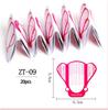 Nail Extension Paper Forms - Square Butterfly UV Gel & Acrylic, 20 To 100 Pcs