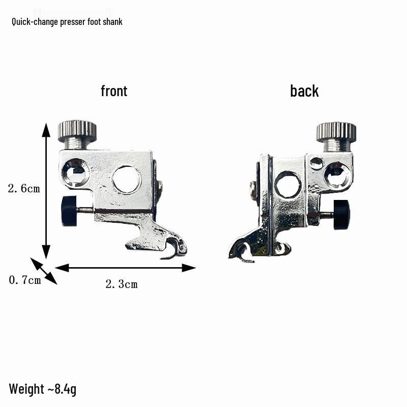 Multifunctional Electric Sewing Machine with Zipper, Binding, and Overlock Presser Foot Attachments