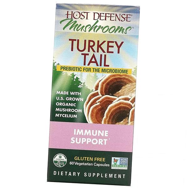 Гриб Трутовик разноцветный, Host Defense Mushrooms Turkey Tail, Fungi Perfecti (71441008)
