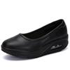 Women Flats Shoes Air Cushion Nursing Work Shoes Fitness Ladies Shoes High Heels Soft Breathable Thick Sole Shoes