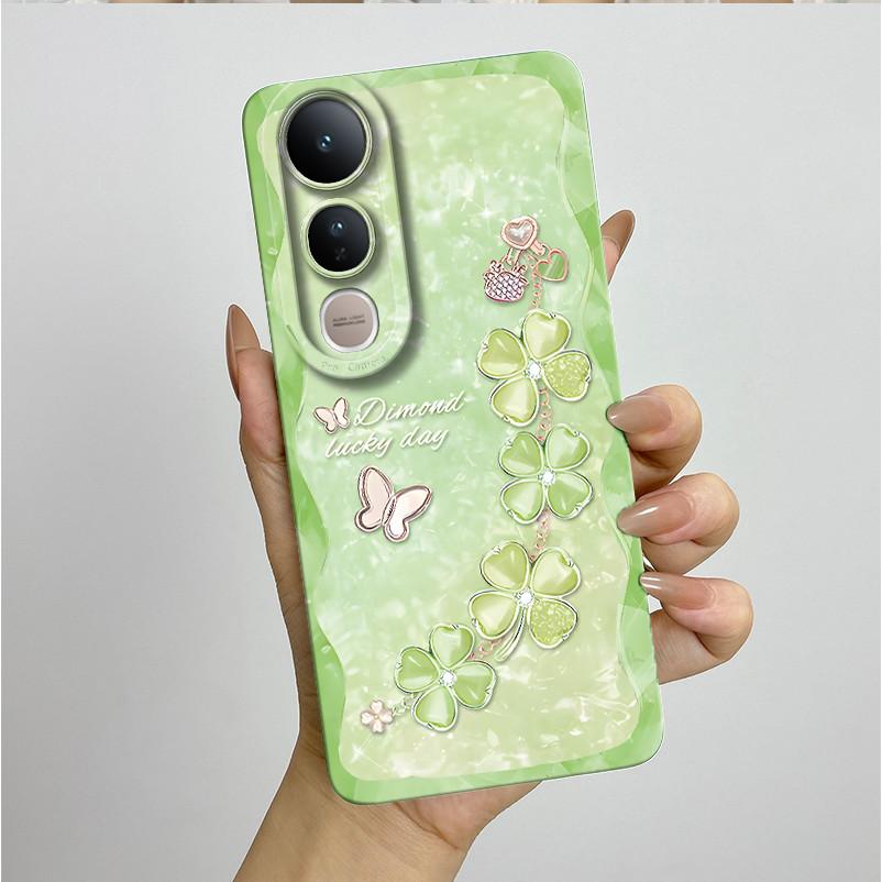 For Vivo V50 Lite 5G Phone Case Aesthetic Luxury Soft Silicone Shockproof Camera Lens Protective Back Covers Anti Slip Fundas
