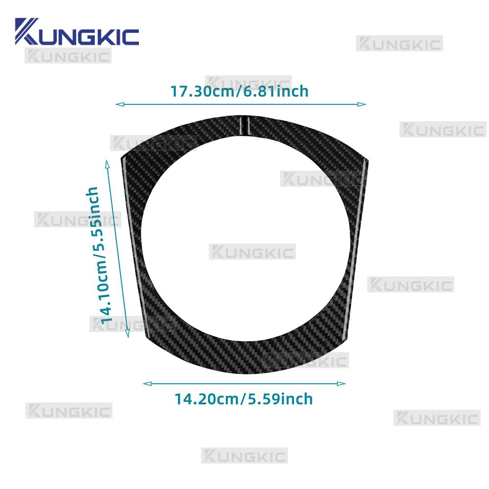 For Mazda MX-5 MX5 Miata Roadster ND ND2 MK4 2015-2025/Fiat 124 2016-2020 Real Soft Carbon Fiber Sticker Car Gear Shift Trim