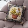 Cute Cat Flower Butterfly Throw Pillow Covers Pattern Cushion Cover Suitable For Sofa Bedroom Car Pillow Cover